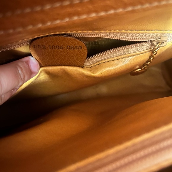 Gucci Pebbled Leather Diana Tote Bag with Bamboo Handle - Picture 9 of 9